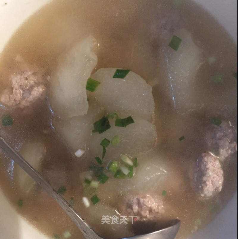Winter Melon Meatball Soup recipe