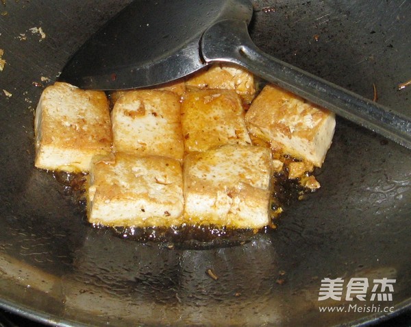 Fried Tofu with Moss Sticks recipe