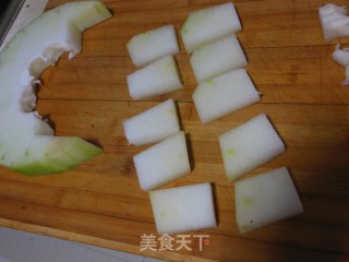 Shrimp Roasted Winter Melon-"winter Love" of Four Seasons recipe