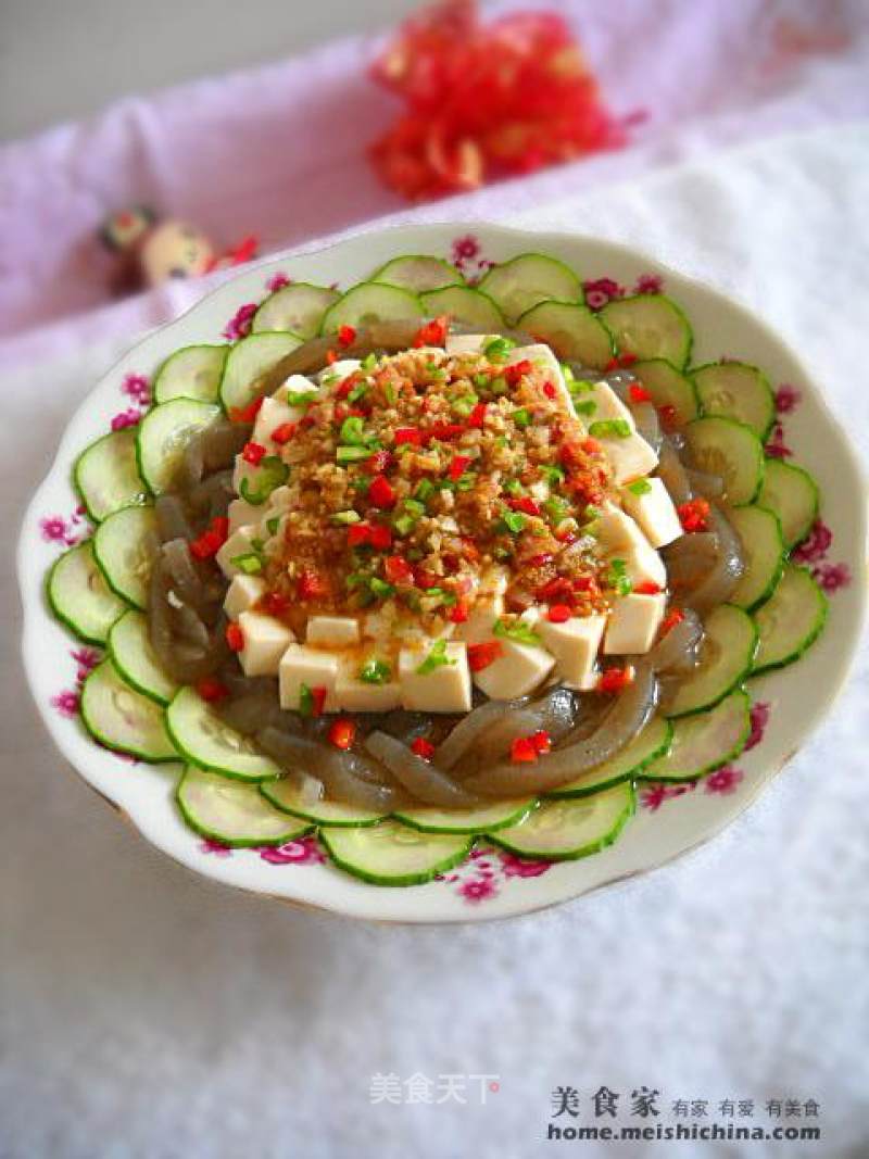 Shacha Two-color Tofu recipe