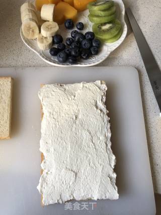 Open Fruit Sandwich recipe