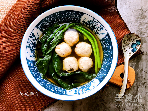 Spinach Meatball Soup recipe