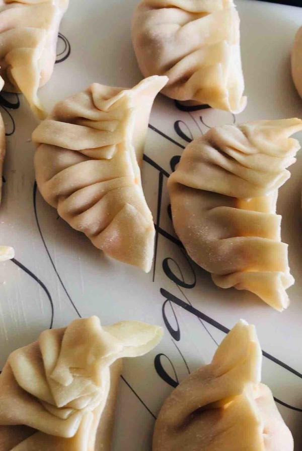 Korean Kimchi Chicken Dumplings recipe