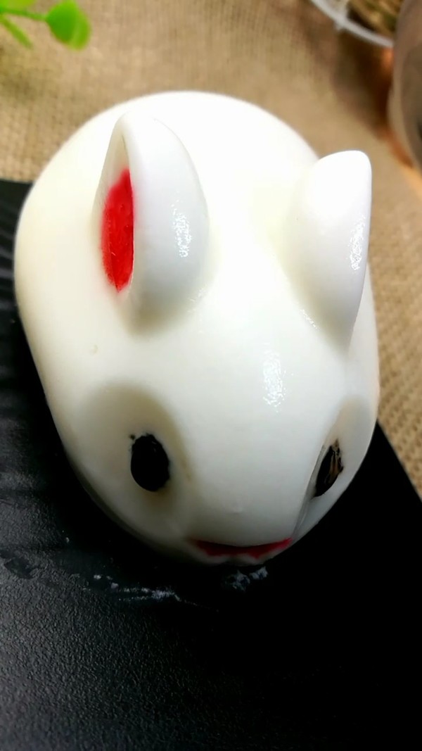 Cute Rabbit Milk Pudding-dessert that Can't Bear to Eat recipe