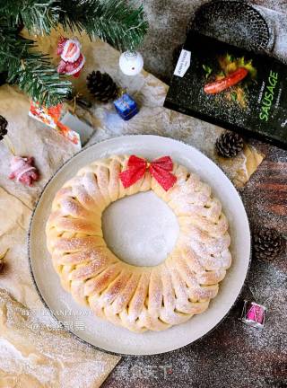 Christmas Wreath Bread recipe