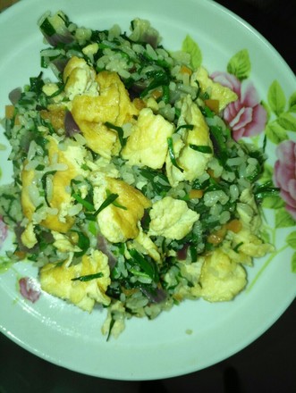 Fried Rice with Egg and Leek recipe