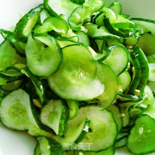 Spicy Fried Cucumber recipe