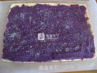 Purple Sweet Potato Chiffon Cake Roll recipe