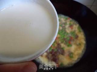 Minced Beef and Bean Curd Soup recipe