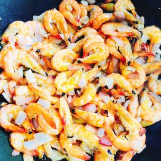 Salt and Pepper Onion Shrimp recipe