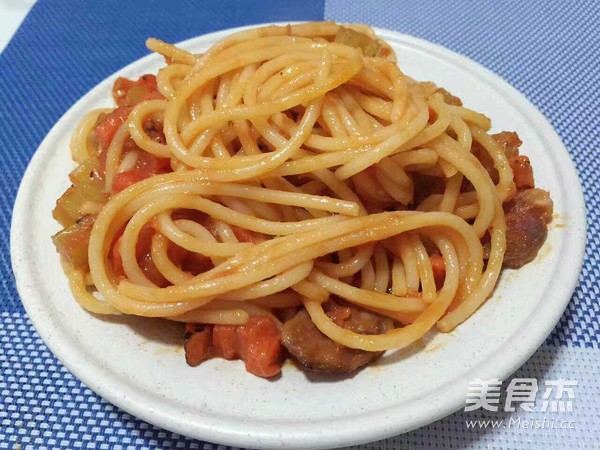 Spaghetti with Tomatoes recipe