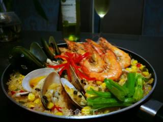 Spanish Seafood Risotto recipe