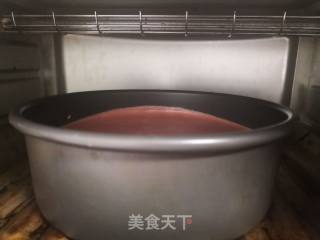 Red Yeast Chiffon Cake Block recipe