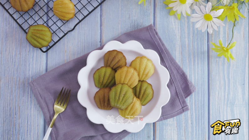 Tricolor Madeleine recipe