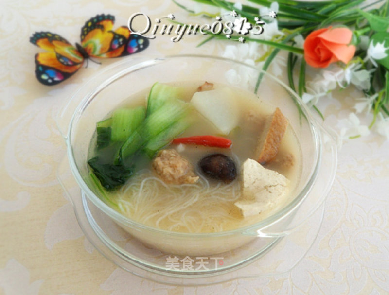 White Radish Stewed Tofu Small Casserole recipe