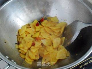 Spicy Potato Chips recipe