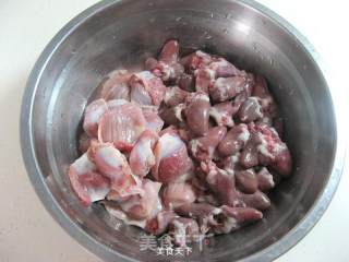 Marinated Chicken Gizzards and Dried Tofu with Chicken Hearts recipe