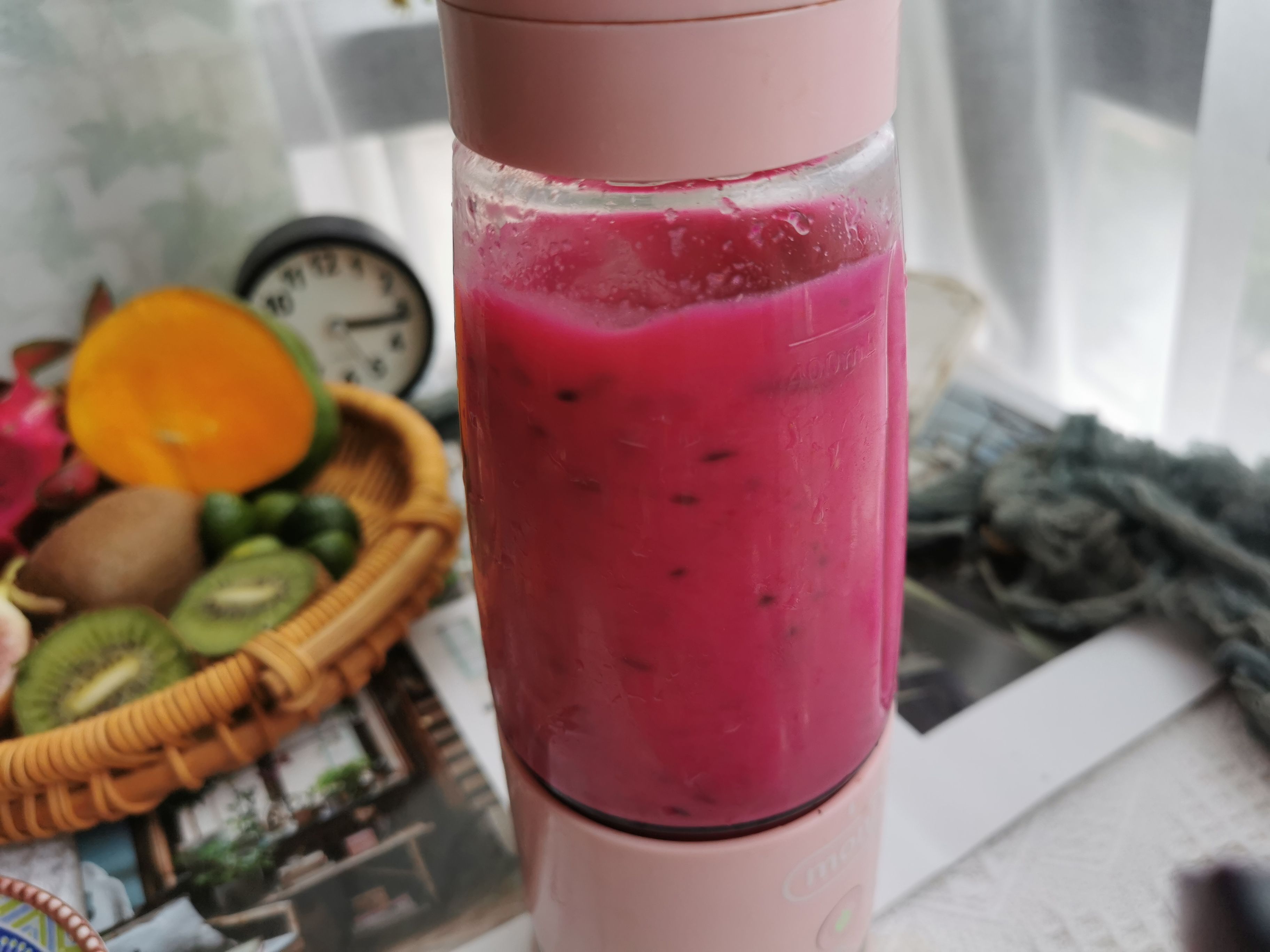 Colorful Fruit Milkshake recipe