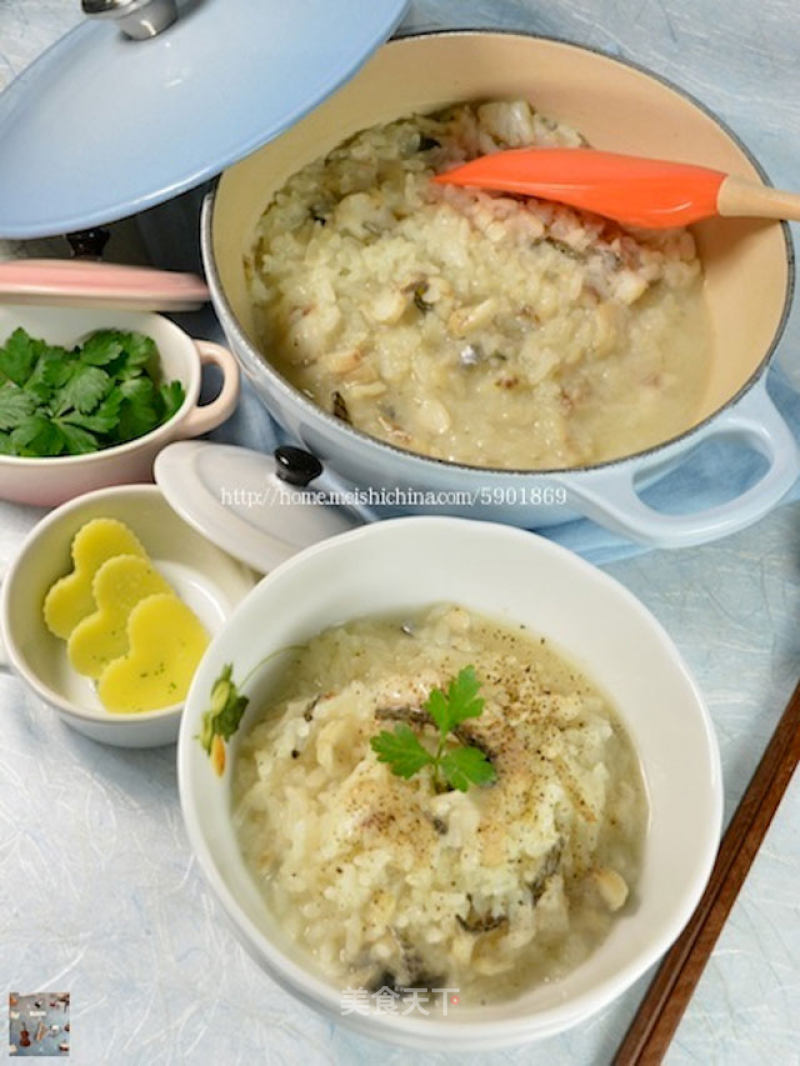 Western Style Sea Bass Porridge recipe