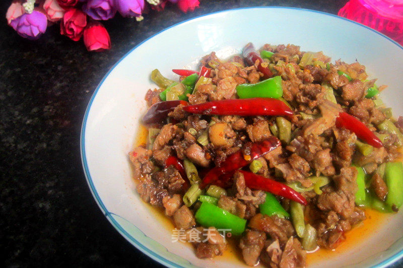 Fried Duck with Salted Beans recipe