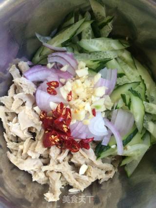 Cucumber and Onion Mix recipe