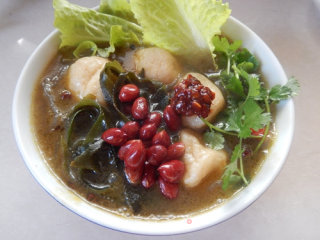 Fish Ball Hot and Sour Noodles recipe