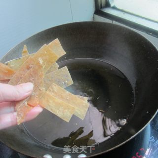 Fried Dried Sweet Potato Chips recipe