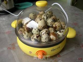 Fish Fillet with Quail Eggs in Soy Sauce recipe