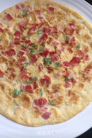 Tomato and Green Pepper Omelette recipe