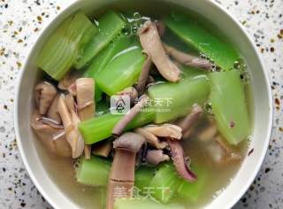 [squid Belly Stewed with Lettuce] recipe