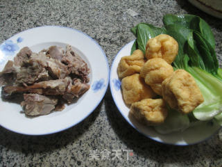Duck Bone Oil, Tofu and Vegetable Soup recipe