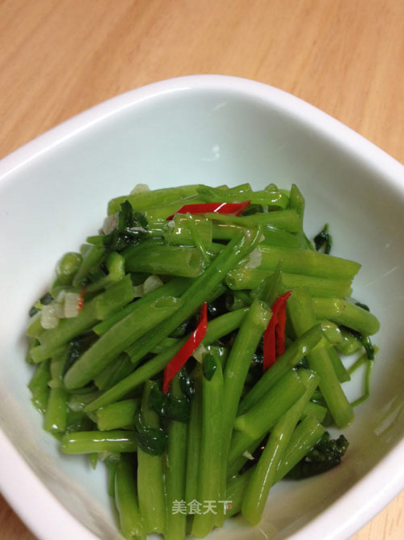 Spicy Garlic Spinach-[traditional Home-cooked Dishes] recipe