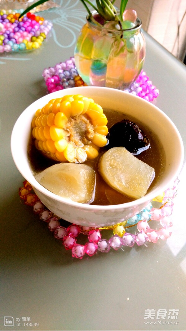 Corn Yacon and Pork Ribs Soup recipe