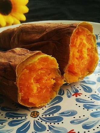 Microwave Baked Sweet Potatoes