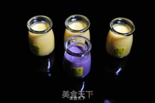 Mango Pudding and Purple Potato Pudding recipe