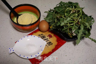 Dandelion Paste Pancake recipe