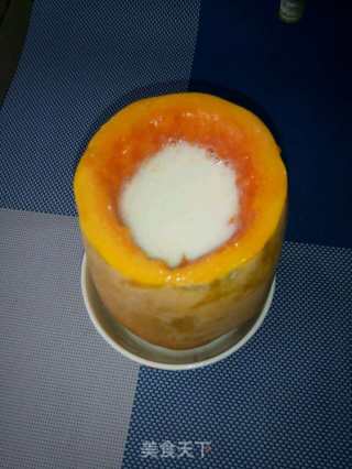 Papaya Coconut Milk Jelly recipe