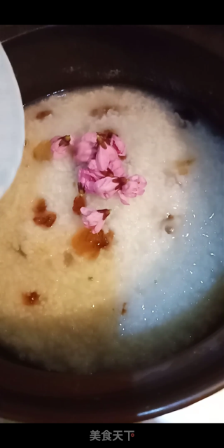 Peach Blossom Porridge recipe