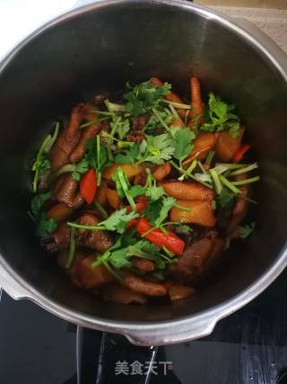 Braised Chicken Hand Potatoes in Sauce recipe