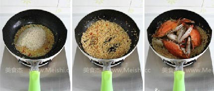 Fried Crab in Typhoon Shelter recipe