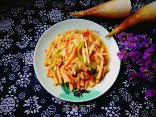 Winter Bamboo Shoots with Red Oil recipe