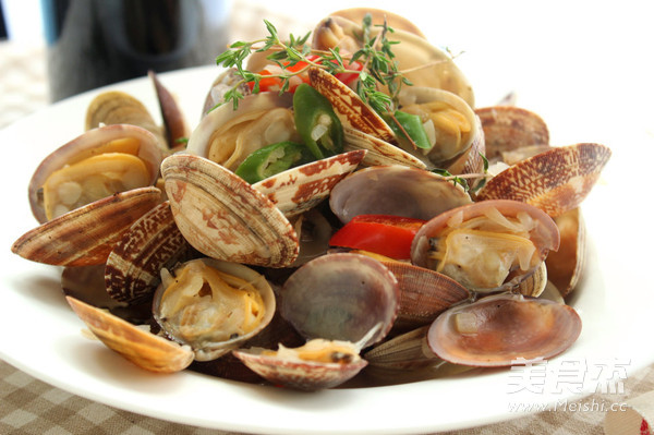 Braised Clams with Green Onions recipe