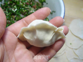 Rolled Egg Dumplings for My Son——【leek and Shrimp Dumplings】 recipe