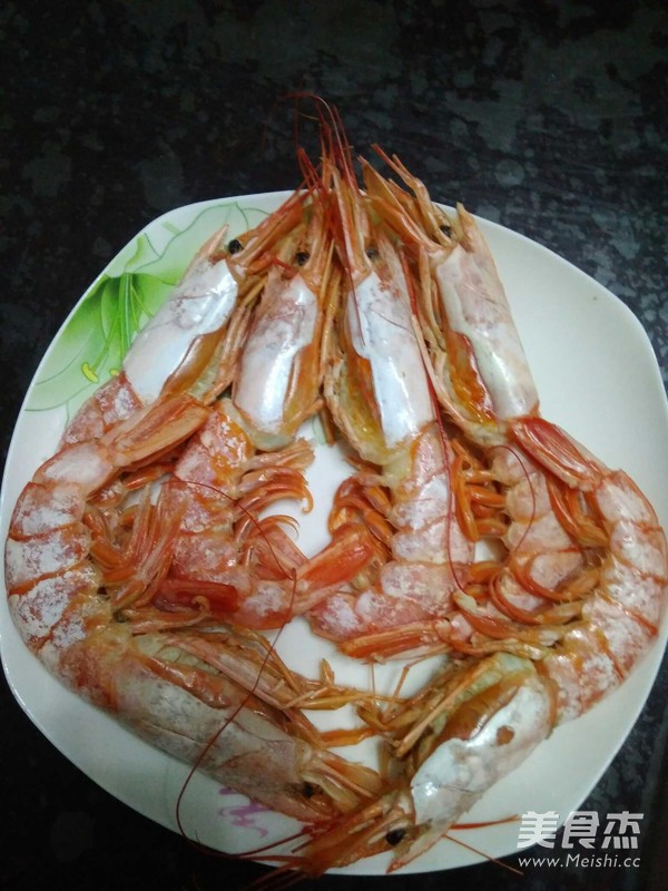 Steamed Argentine Red Shrimp recipe