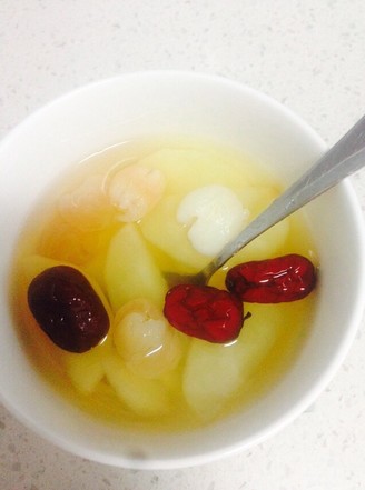 Sweet Soup with Apples, Longan and Red Dates recipe