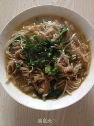 Mustard Pork Noodles recipe