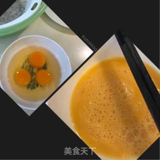 Three-color Whitebait Omelette recipe