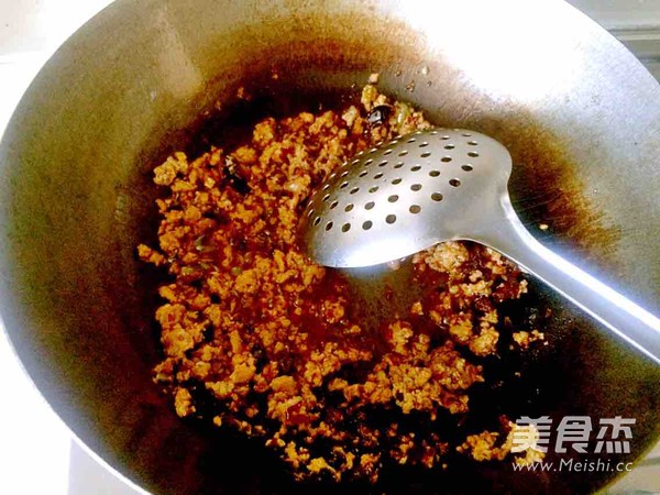 Steamed Tofu with Minced Meat recipe