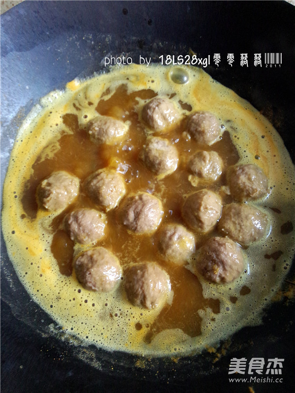Curry Beef Balls recipe