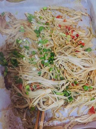 Roasted Enoki Mushrooms recipe